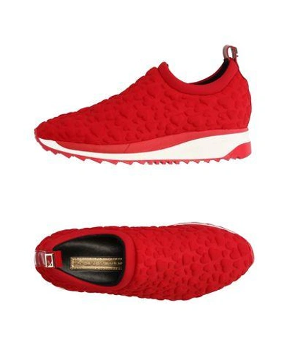 Shop Atos Lombardini Sneakers In Red