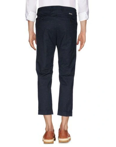 Shop Alessandro Dell'acqua Casual Pants In Dark Blue