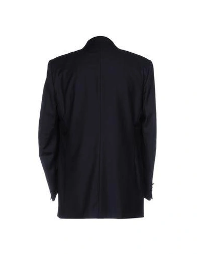 Shop Pal Zileri Blazers In Dark Blue