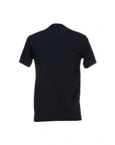 Shop Aspesi Man T-shirt Midnight Blue Size S Cotton