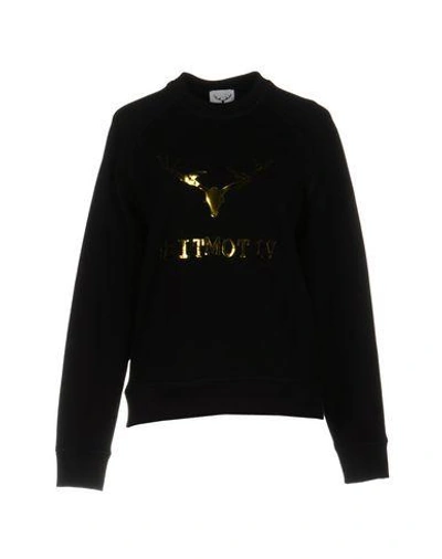 Shop Leitmotiv Sweatshirts In Black