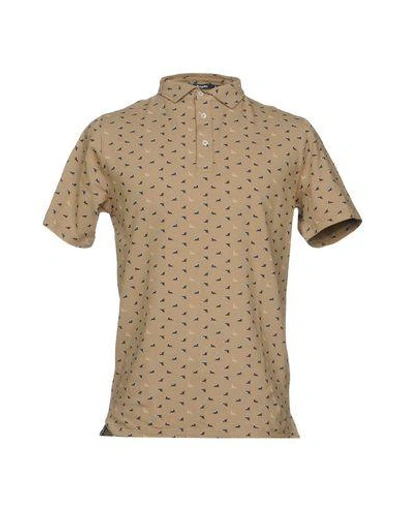 Shop Bagutta Man Polo Shirt Dove Grey Size S Cotton, Elastane