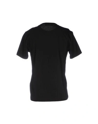 Shop Alessandro Dell'acqua T-shirts In Black