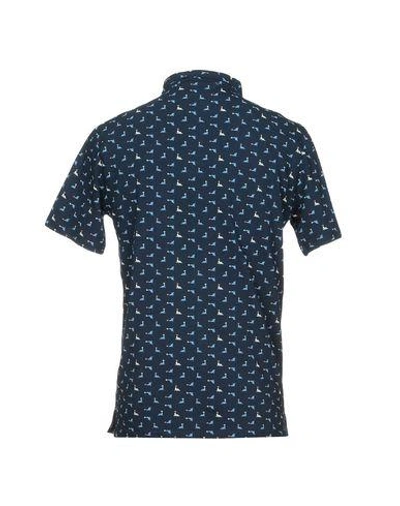 Shop Bagutta Man Polo Shirt Blue Size L Cotton, Elastane