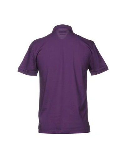 Shop Ballantyne Polo Shirt In Purple