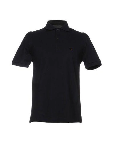 Shop Ballantyne Polo Shirt In Dark Blue