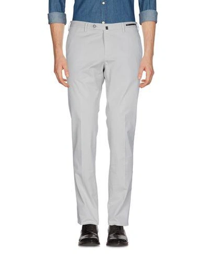 Shop Pt01 Casual Pants In Light Grey