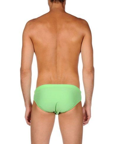 Shop Moschino Swim Badehosen In Light Green