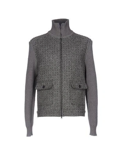 Shop Mauro Grifoni Cardigans In Grey