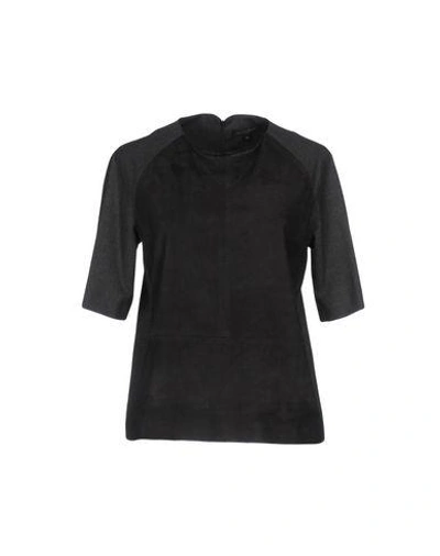 Shop Antonelli Blouse In Steel Grey