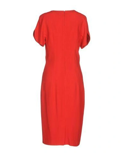 Shop Class Roberto Cavalli Knee-length Dress In Red