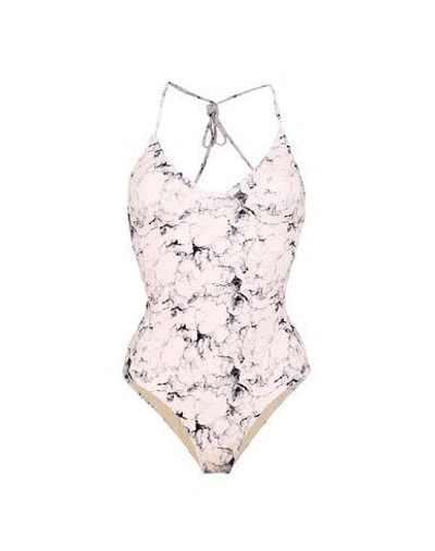 Shop Albertine One-piece Swimsuits In Light Pink