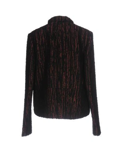 Shop Alessandro Dell'acqua Coat In Maroon