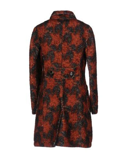 Shop Capobianco Coat In Rust