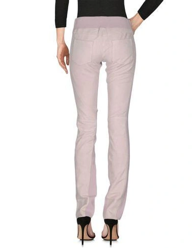 Shop Vicedomini Leather Pant In Lilac