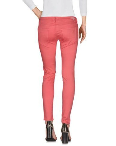 Shop Htc Denim Pants In Pink