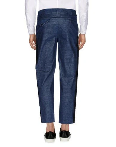 Shop Aganovich Casual Pants In Blue