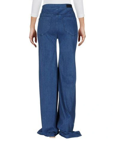 Shop Acynetic Denim Pants In Blue