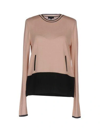 Shop Armani Jeans Sweater In Pink