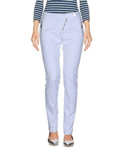 Shop Frankie Morello Woman Jeans White Size 26 Cotton, Elastane
