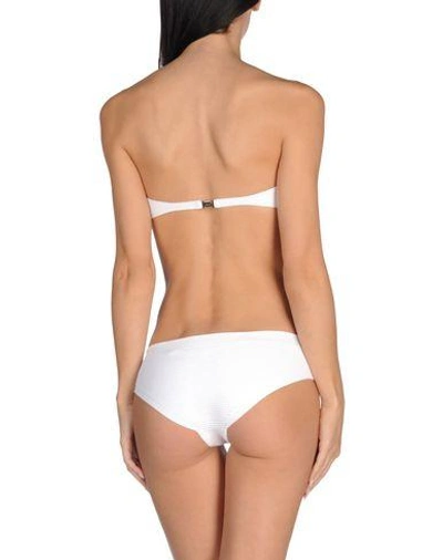 Shop Malo Woman Bikini White Size 2 Cotton, Polyamide