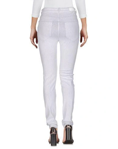 Shop Acynetic Denim Pants In Light Grey