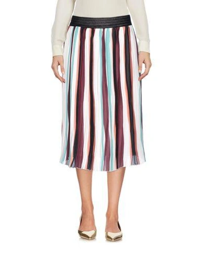 Shop Amuse Knee Length Skirt In Cocoa