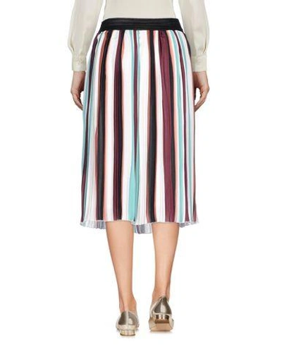 Shop Amuse Knee Length Skirt In Cocoa