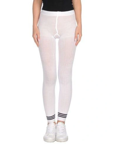 Shop Adidas Originals By Hyke Leggings In White