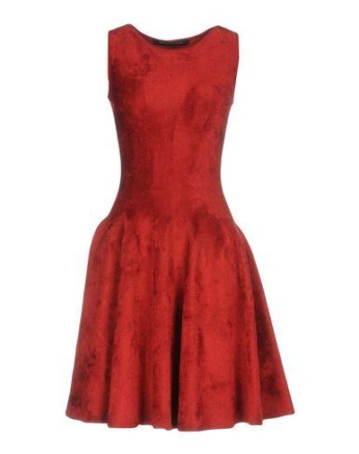 Shop Antonino Valenti Short Dresses In Red