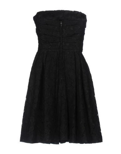 Shop Moschino Cheap And Chic Short Dresses In Black