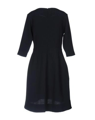 Shop Antonelli Short Dresses In Dark Blue