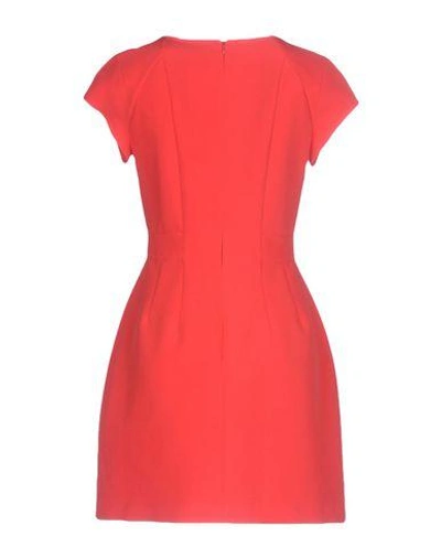 Shop Atos Lombardini Short Dresses In Red