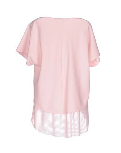 Shop Atos Lombardini Blouses In Light Pink