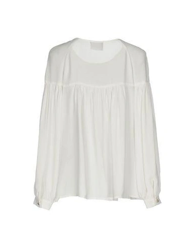 Shop Atos Lombardini Blouse In White