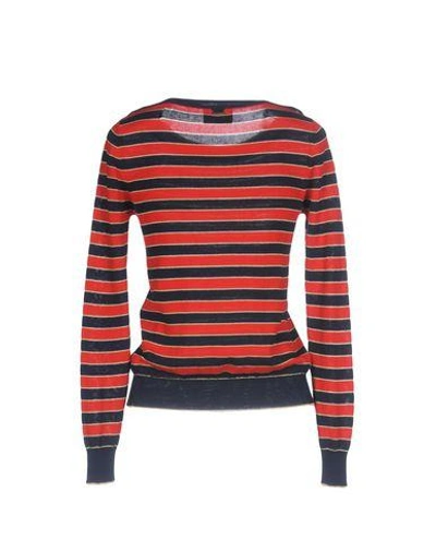 Shop Atos Lombardini Sweater In Dark Blue