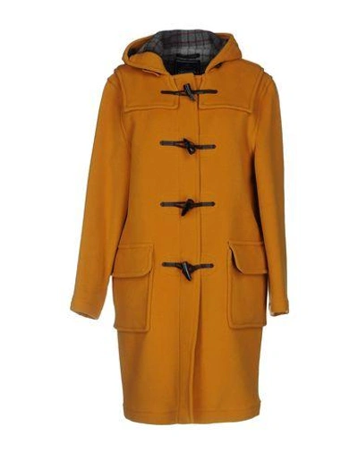 Shop Gloverall Coats In Orange