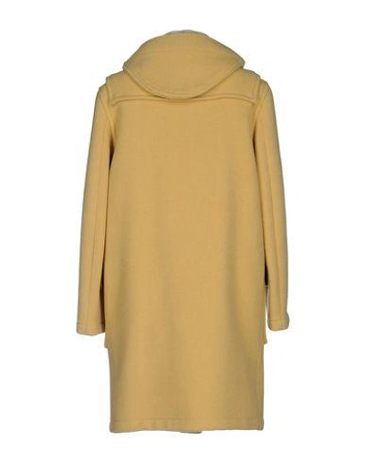Shop Gloverall Coats In Yellow