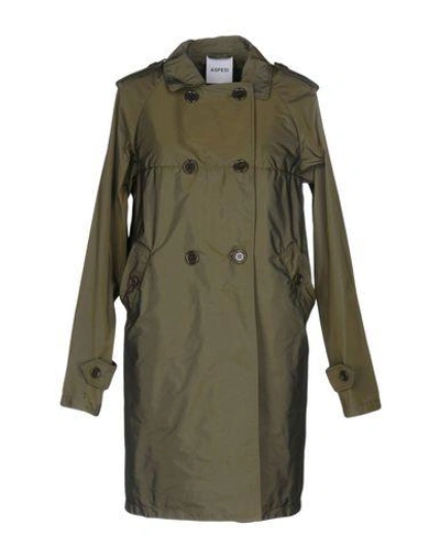 Shop Aspesi Full-length Jacket In Military Green