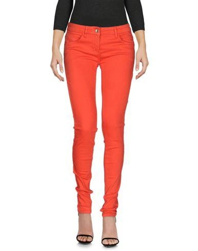 Shop Patrizia Pepe Jeans In Coral