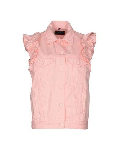 Shop J Brand Denim Jacket In Light Pink