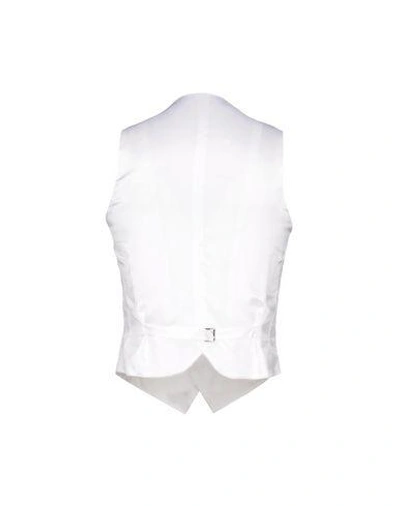 Shop Cc Collection Corneliani Man Vest Light Grey Size 34 Polyester, Virgin Wool