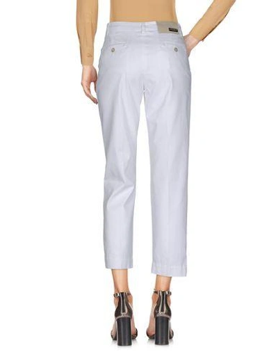 Shop Armani Collezioni Casual Pants In White