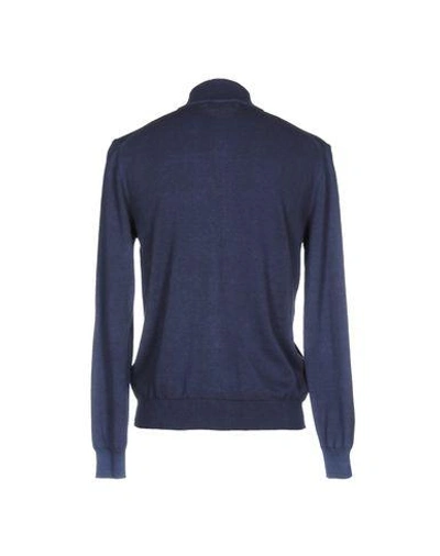 Shop Simeone Napoli Cardigans In Slate Blue