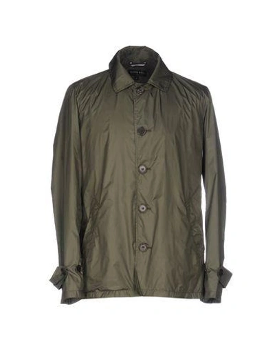 Shop Gloverall Jacket In Dark Green