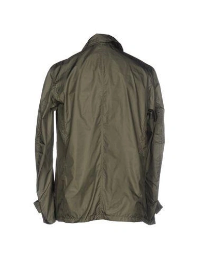 Shop Gloverall Jacket In Dark Green