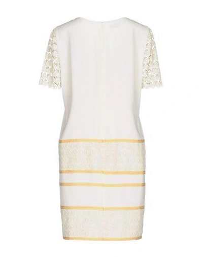 Shop Moschino Cheap And Chic Short Dress In White