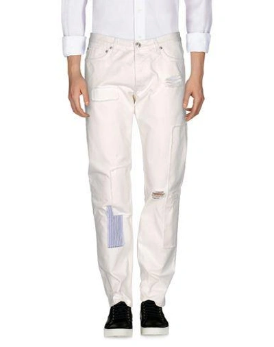 Shop Soulland Jeans In White