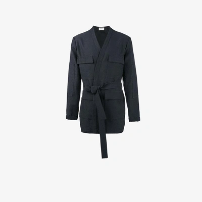 Shop Ex Infinitas Verre Pocket Robe In Black