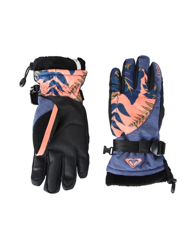 Shop Roxy Gloves In Blue